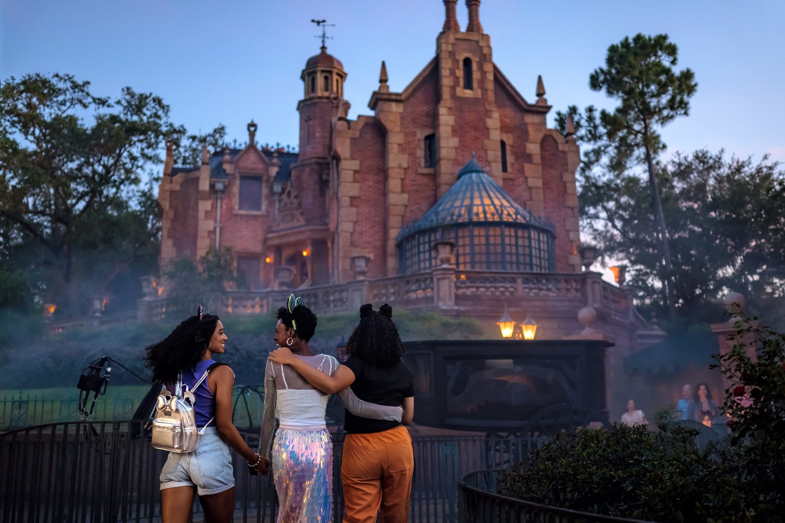 Guests at <em>Haunted Mansion</em>, <em>Magic Kingdom</em> Park